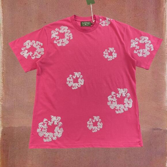 Denim Tears Pink Short Sleeve - Picture 1 of 4